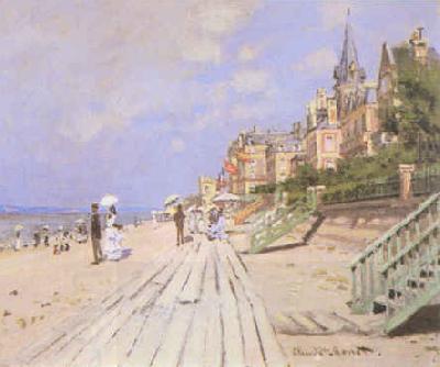 Claude Monet Beach at Trouville China oil painting art